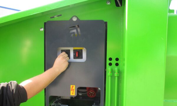 Bedienung AbfallpressBox grün