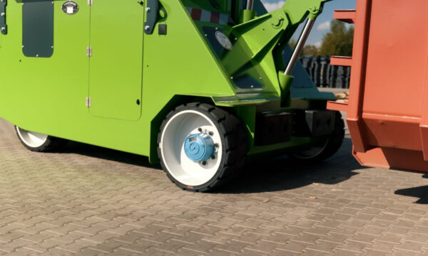 Ansicht Radantrieb des Mobil Jumbo