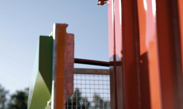 Orientierungshilfe zum abstellen der Container
