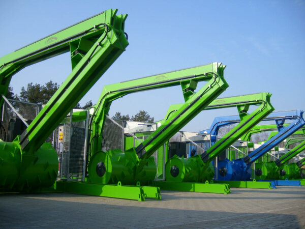zum Transport fertige Roll-Packer