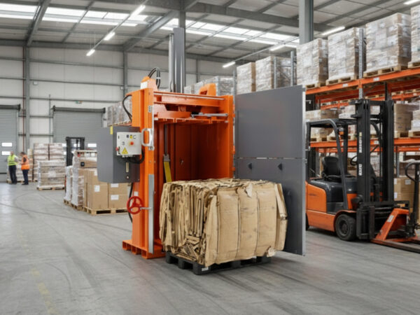 Bergmann Papierballenpresse 500k mit Ballen