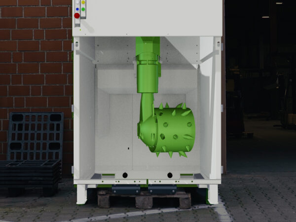 Innenansicht 3D von Packstation PS800